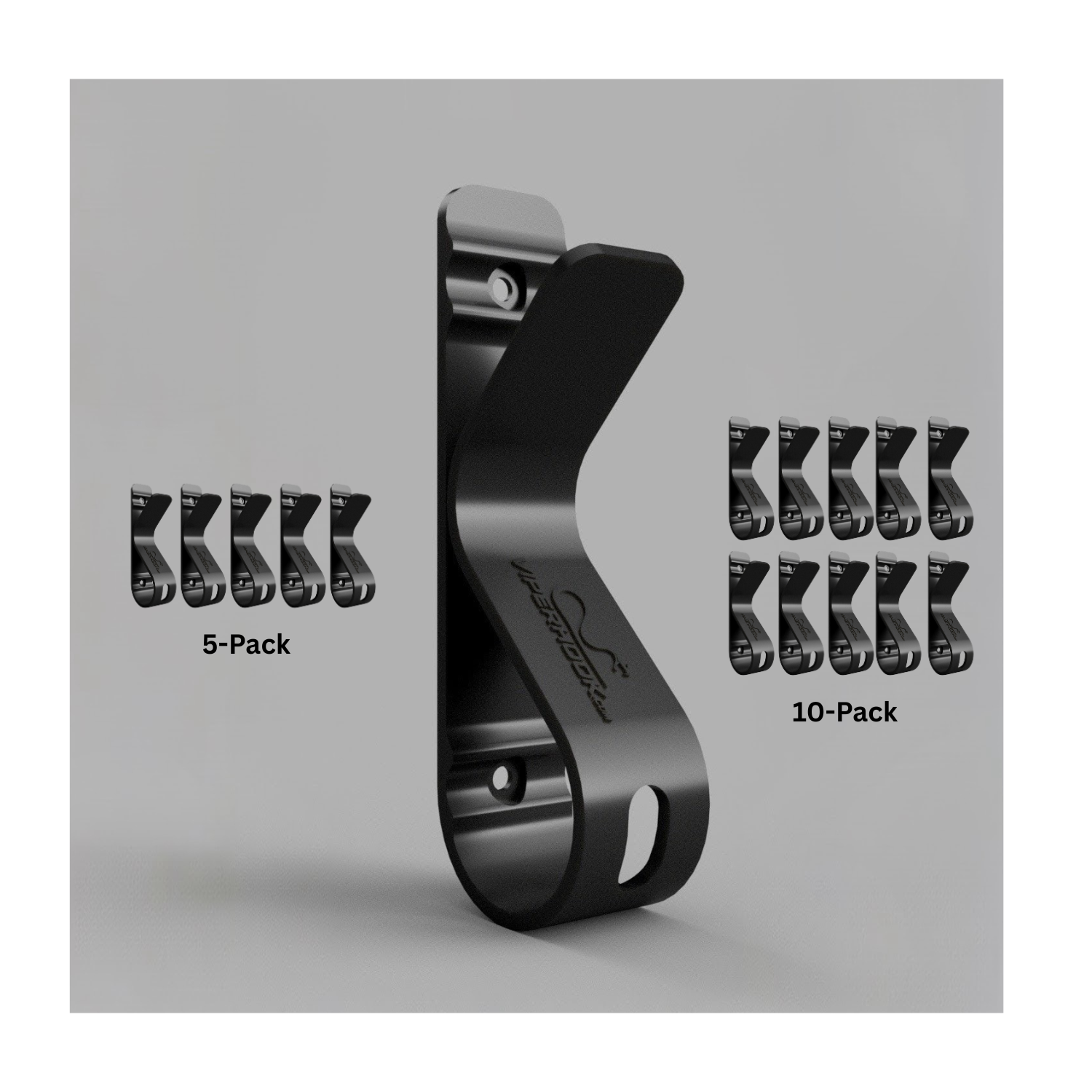 Viper Hook-Black (5-Pack / 10-Pack)